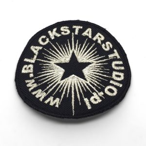Srebrna naszywka Blackstar